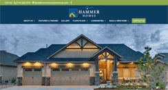 Desktop Screenshot of hammercustomhomes.com